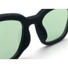 [SPEED ADDICT] POLARIZED WELLINGTON RUBBER FRAME SUNGLASS（偏光ウェリントンラバーフレームサングラス） 艶消しBLACK × LIGHT