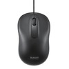 Elecom M-HC01URBK Wired Mouse, Medium Size, 3 Buttons, Optical, Black