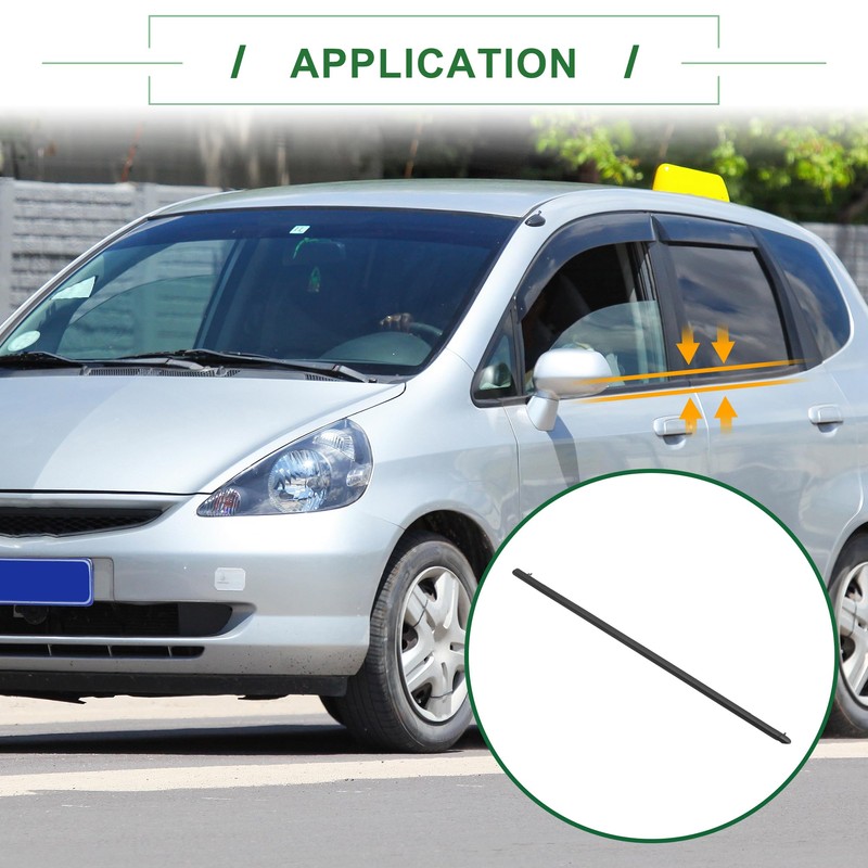 Motoforti Weatherstrip Window Seal, Window Trim Seal Belt, for Honda