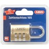 ABUS 165-30 Combination Lock, Brass Lock with Individually Adjustable Combination,