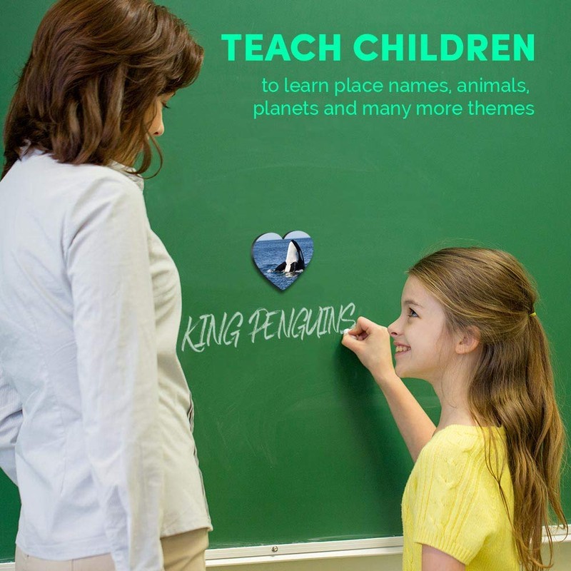 1 x Heart MDF Magnets - Ocean Killer Whale Orca