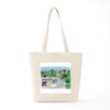CafePress Fibonacci Hopscotch Tote Bag Reusable Natural Beige Canvas Shopping