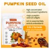 Gwynne Cápsulas Aceite Semilla Calabaza 4000mg Cold Pressed Pure Virgin