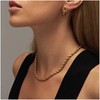 Allereya Boho Twist Chain Necklace Twist Rope Chain Necklace Gold