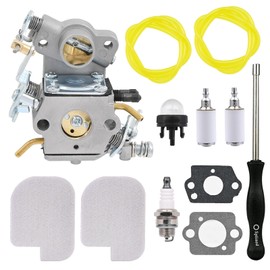Wondrify 545070601 Carburetor for Poulan Pro PP3416 PP3516 PP3816 PP4018 PP4218 PPB3416 SM4218AV Chainsaw Craftsman 358.350990 358.350830 Replace ZAMA C1M-W26C 545070601 545040701 With Air Filter