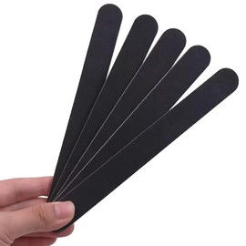 5Pcs Black Large Professional Nail Files Emery Boards,Jumbo Professional Nail Files Emery Boards Buffers Grit 100 Creative and Exquisite Workmanship