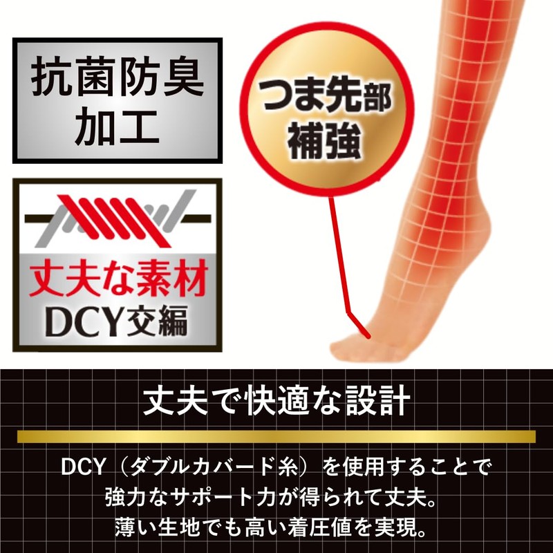 SLIM WALK Medical Lymph Stockings, Compression, Pure Beige, S -