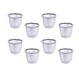 Teapot Mesh Strainer Infuser Filter: Replacement Stainless Steel Tea Pot Drain Net 8pcs Reusable Loose Leaf Tea Strainer Tea Infuser 7. 2cm