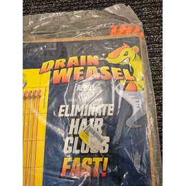 FlexiSnake (QTY 10) FlexiSnake Drain Weasel Refill Sink Snake Hair Clog Remover RF10STDVL