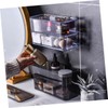 WOONEKY Bathroom Wall-mounted Storage Box Cosmetic Organizer for Makeup and
