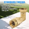 CXCESNS Garden Hose Elbow Connector 3/4 Inch GHT Thickening Solid