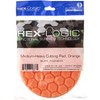 Chemical Guys Chemical Guys BUFX_102_HEX5 Hex-Logic Medium-Heavy Cutting Pad, Orange, 5.5" Pad made for 5" backing plates, 1 Pad Included