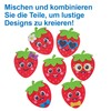 Baker Ross FN175 Strawberry Mix & Match Magnet Sets -