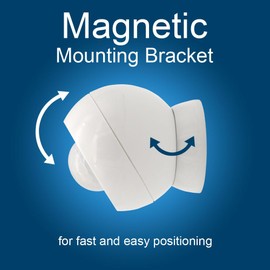 HomeSeer MS100 G8 800 Series Z-Wave Plus Wireless Long Range Security Infrared PIR Motion Sensor | Works with HomeSeer, Home Assistant, Hubitat and Other Smart Home Hubs