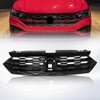 YLT AUTO Front Bumper Cover Upper Grille Replacement Shroud Gloss