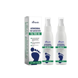 Foot Spray with Tea Tree Oil, Foot Care Dry Feet Plantar Moisturizing Deodorant, Advanced Foot and Nail Spray Fresh Feet All Day! - Specification: 2pcs