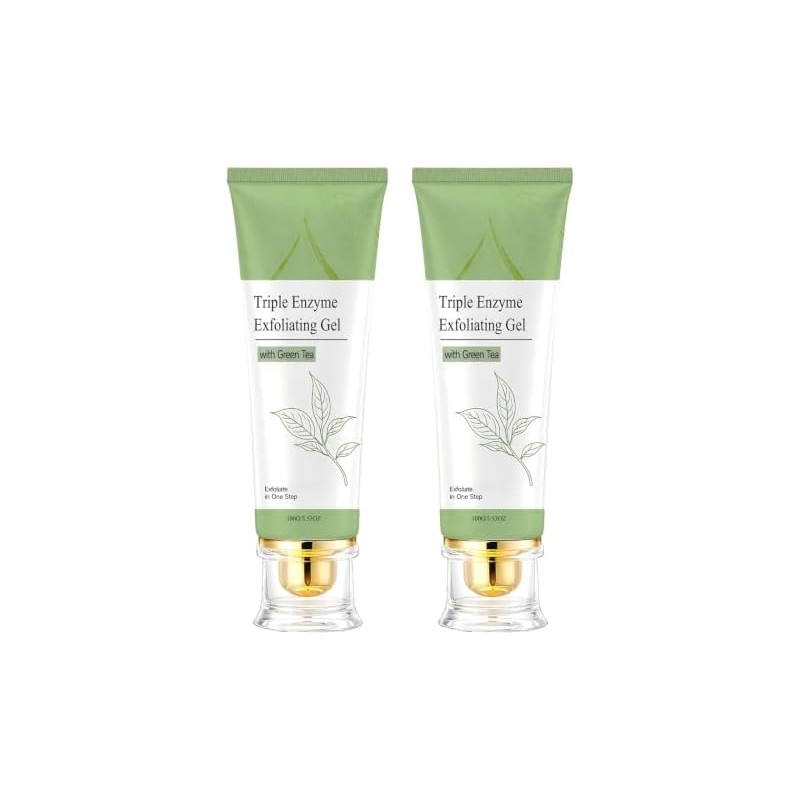 Exfoliante facial en gel té verde – 2 piezas VCHRV10