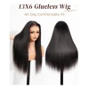 Wig Arabella Glueless 13x6 Lace Front 100 Human Hair 20