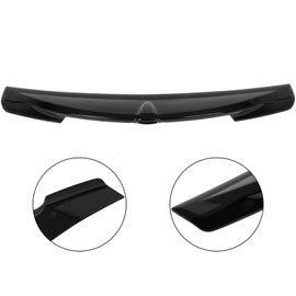 ECCPP Duckbill Style Rear Trunk Spoiler Wing ABS fit for 2006-2007 for Honda Accord Spoiler Wing Glossy Black Rear Trunk Lip Spoiler