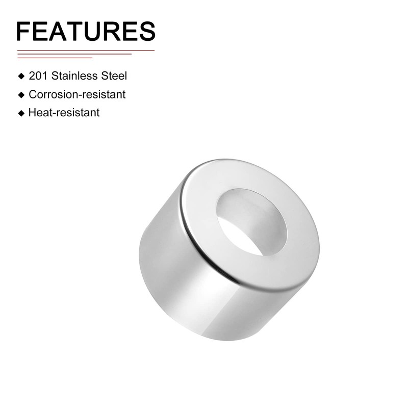 DTGN 66x40mm(DxT) Round Escutcheon Plate - Good for Bathroom Kitchen
