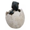 Jurassic Era Predator Velociraptor Hatchling Egg Dinosaur Figurine Collectible
