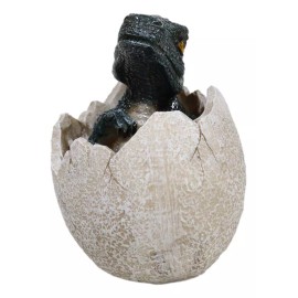 Jurassic Era Predator Velociraptor Hatchling Egg Dinosaur Figurine Collectible