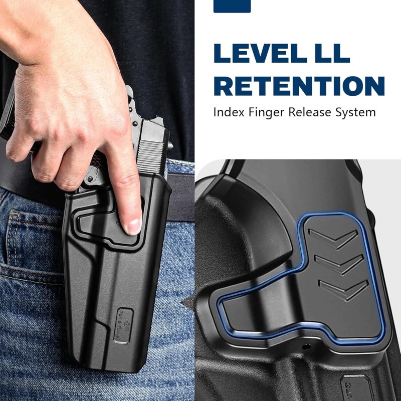GUN & FLOWER OWB Holster Fits 1911 5'' No Rail