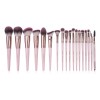 18 Piezas Brochas Set De Brochas Maquillaje Profesional Color Rosa+oro