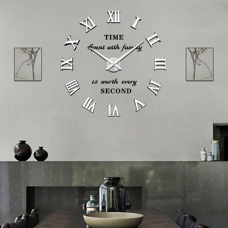 VANGOLD Wall Clock 26"~39",Super Long Warranty 90 Days, Free Replacement