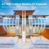 WAVLINK AC1200 WiFi Extender Repeater Multi-modes IP67 Waterproof POE Outdoor