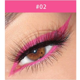 CoteMara Eyeliner Pencil Quick-Drying Eye Liner Pencils Long-Lasting Multi-Use Water-proof colored eyeliners Pigmented Eye Liner Pen (Dark Pink)