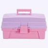 Q Hogar Caja Multiusos Para Almacenar Maquillaje Color Rosado/lila
