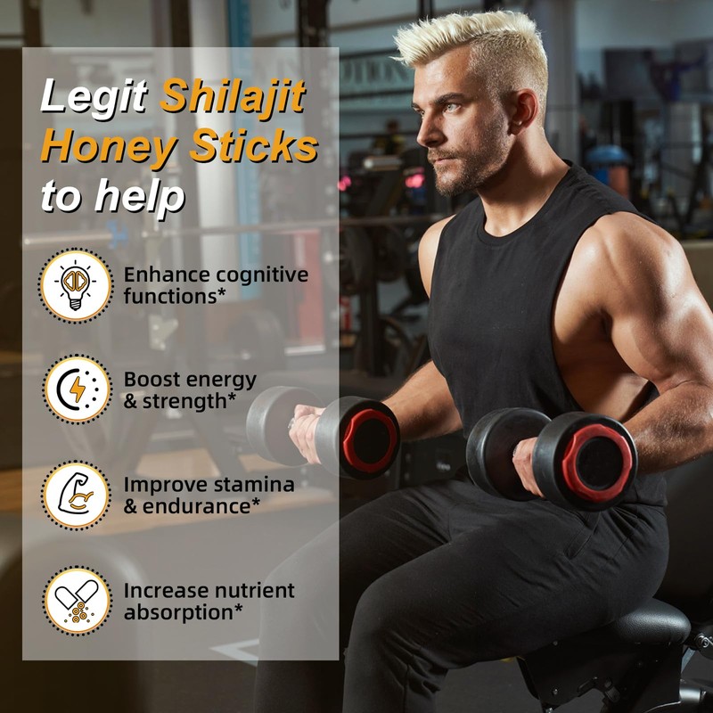 Himalayan Shilajit Honey Sticks for Men: Shilajit for Women with