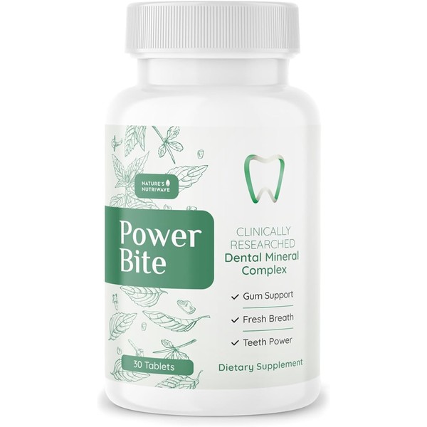 PowerBite Tablets – Mineral Complex with Calcium, Xylitol, Myrrh &
