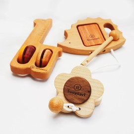 Sprorie Wooden Toy Baby Musical Instrument Toy Set of 3 mr-02