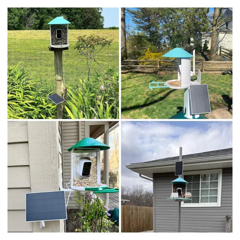 Birdfy Feeder with Solar Panel - Solar Powered Bird Feeder