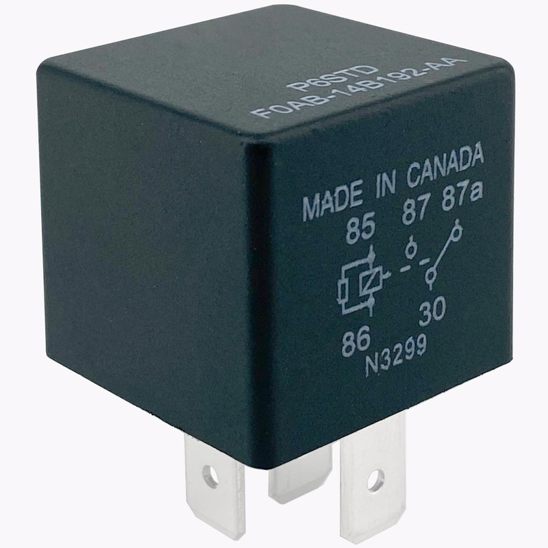 2-Pack P6STD FOAB-14B192-AA Relay 12V 40A 5-Pin SPDT Automotive Fuel