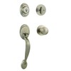 Kwikset Dakota Front Door Lock Handle and Deadbolt Set, Entry