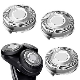Cabezas de reemplazo SH50 adecuado para máquinas de afeitar - Compatible con la serie 5000 (S5xxx), PT8xx & More - cabeza de reemplazo de afeitadora eléctrica para hombres