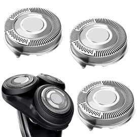 Cabezas de reemplazo SH50 adecuado para máquinas de afeitar - Compatible con la serie 5000 (S5xxx), PT8xx & More - cabeza de reemplazo de afeitadora eléctrica para hombres