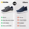 FitVille Men's Easytop Duo Strap Shoes V3 Extra Wide Trainers