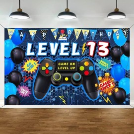Tela De Fondo Tema De Videojuegos Gamer Para Cumpleaños 13
