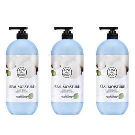 On The Body 온더바디 리얼모이스처 바디워시 웜코튼 900g 3개 On The Body Real Moisture Body Wash Warm Cotton 900g 3pcs