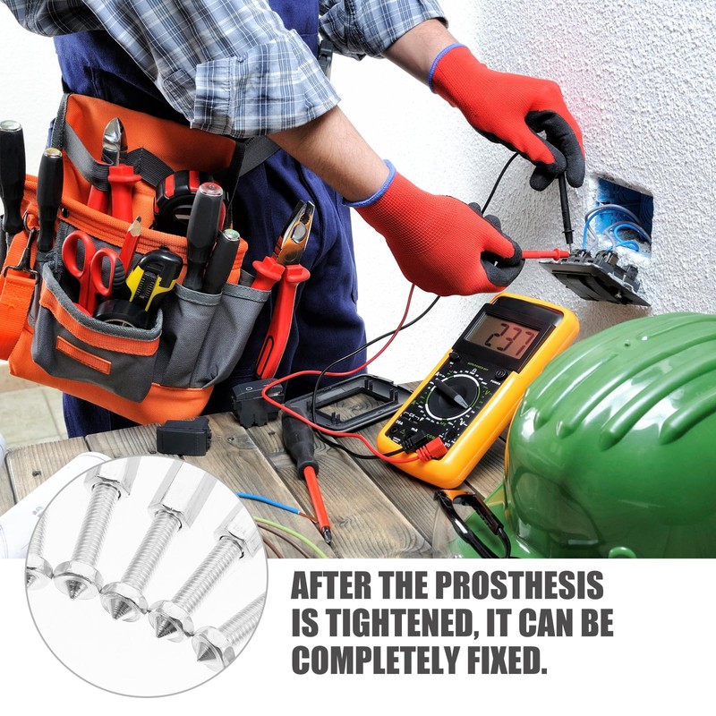 TOPPERFUN 21Pcs Electrical Socket Repair Kit: 10 Repairers 10 Screws