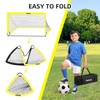 Soccer Goal, Soccer Goals for Backyard, 6x4ft Portable Pop Up
