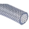 38mm ID 500mm Length Clear Braided PVC Hose with Synthetic