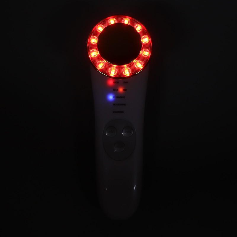 Facial Beauty Machine 3 Modes 2 Levels Deep Cleansing Red