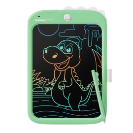 TEKFUN Toddler Boy Toys, LCD Writing Tablet for Kids, Doodle Board Dinosaur Toys, Travel Essentials Toys for 3 4 5 6 Year Old Boys Girls, Easter Birthday Christmas Gifts (10inch Green)