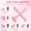 siyuwuro 5 in 1 Multi-functional Nail Magnet Tool Cat Eye