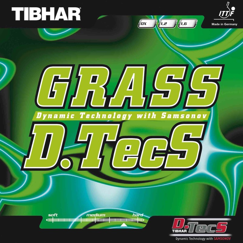 Tibhar Grass D.TecS Rubber Black 1.6 mm